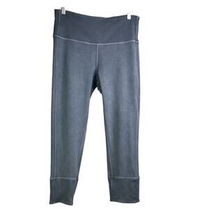 Lululemon Leggings Womens Size 10 Light Blue Distressed‎ Capri Waist Packet